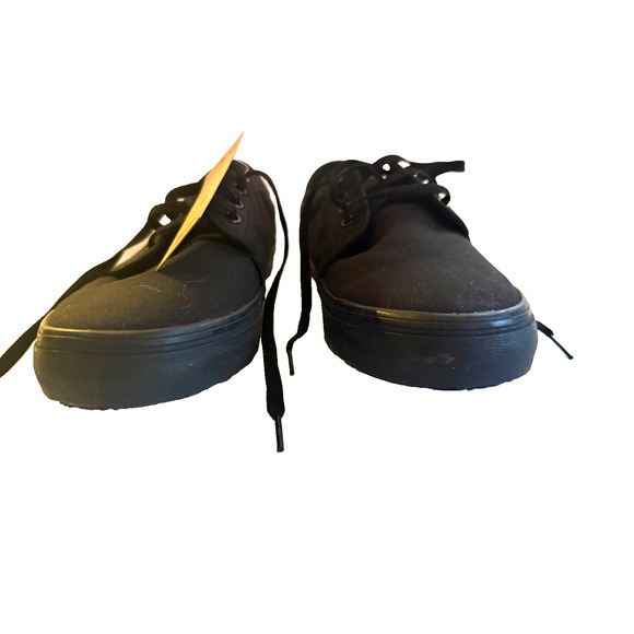Shoes For Crews Merlin Canvas Work Sneakers Non-Slip Black Men’s 12 / Women's 13 - Picture 2 of 9